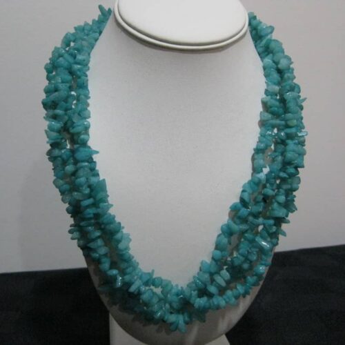 Green Chip Multi-Layer Necklace