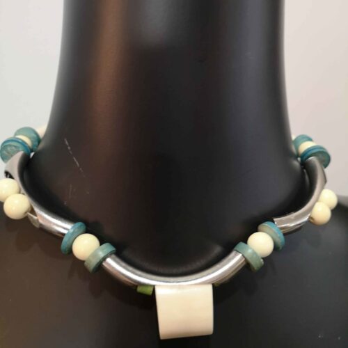 Turquoise & Shell Necklace