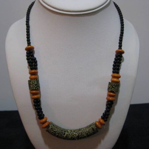 Multi Colour Seed Beaded African Necklace